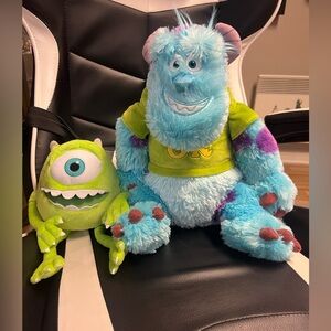 Disney pixar Monsters Inc. Plush Toys - Blue and Green
